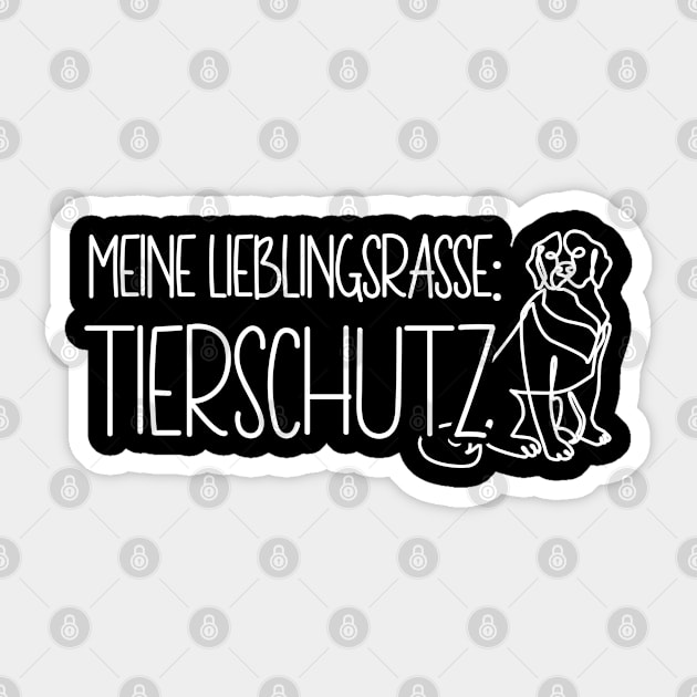 Meine Lieblingsrasse Tierschutz Animal Shelter Dog Sticker by WoollyWonder